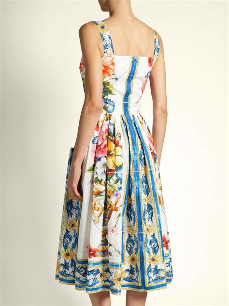 dolce & gabbana majolica dress|d&g online shopping.